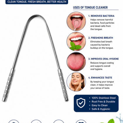 Stainless Steel Tongue Cleaner